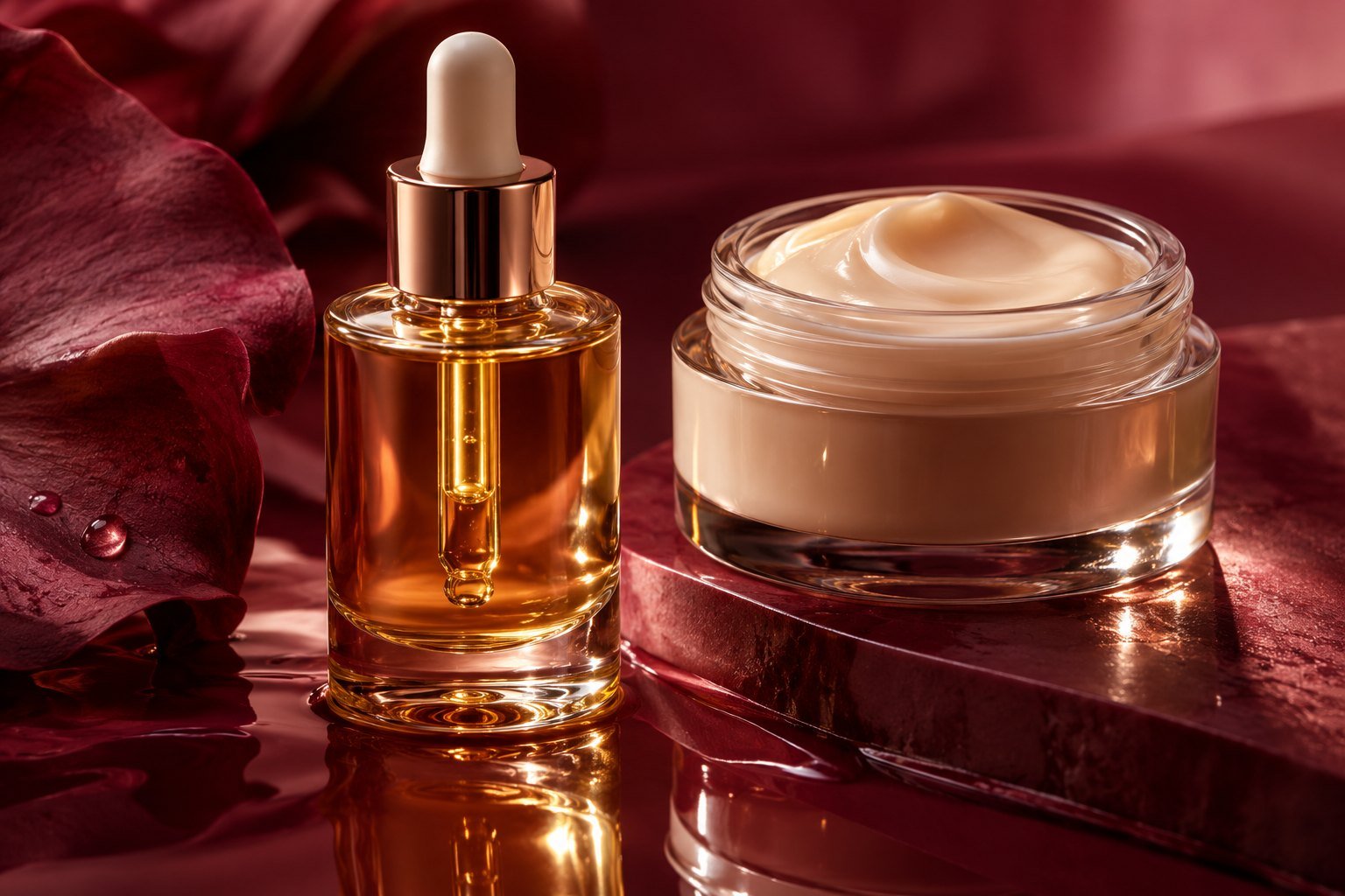 Cosmetici senza marchio, immagine illustrativa del concept Lume